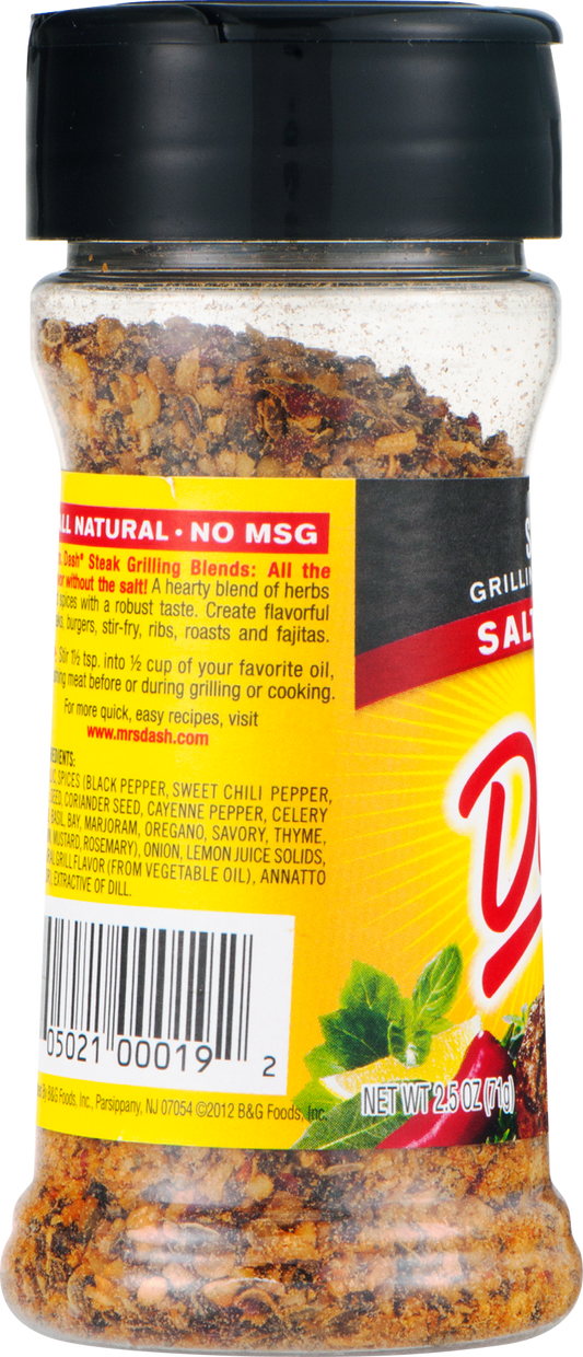 Mrs. Dash Steak Salt-Free Grilling Blends 71g