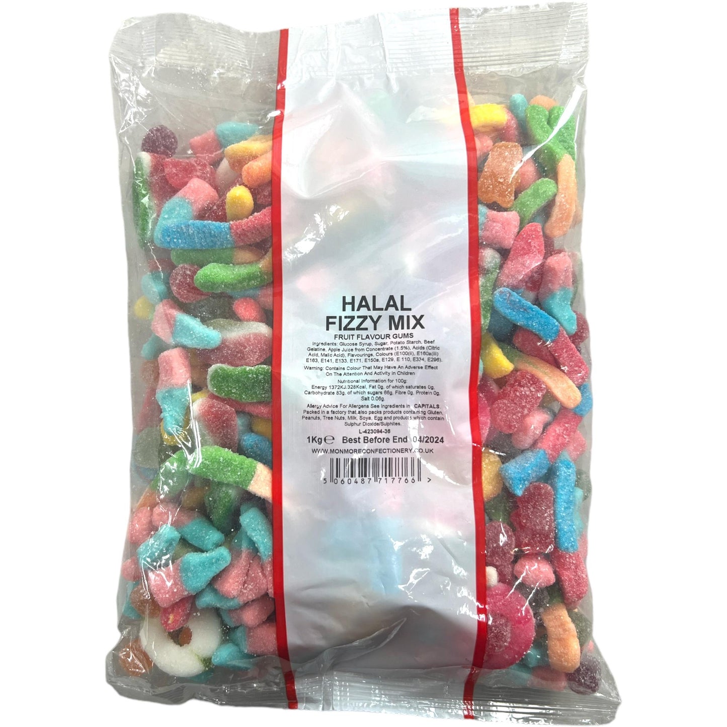 Halal Fizzy Mix Pick n Mix Sweets 1kg