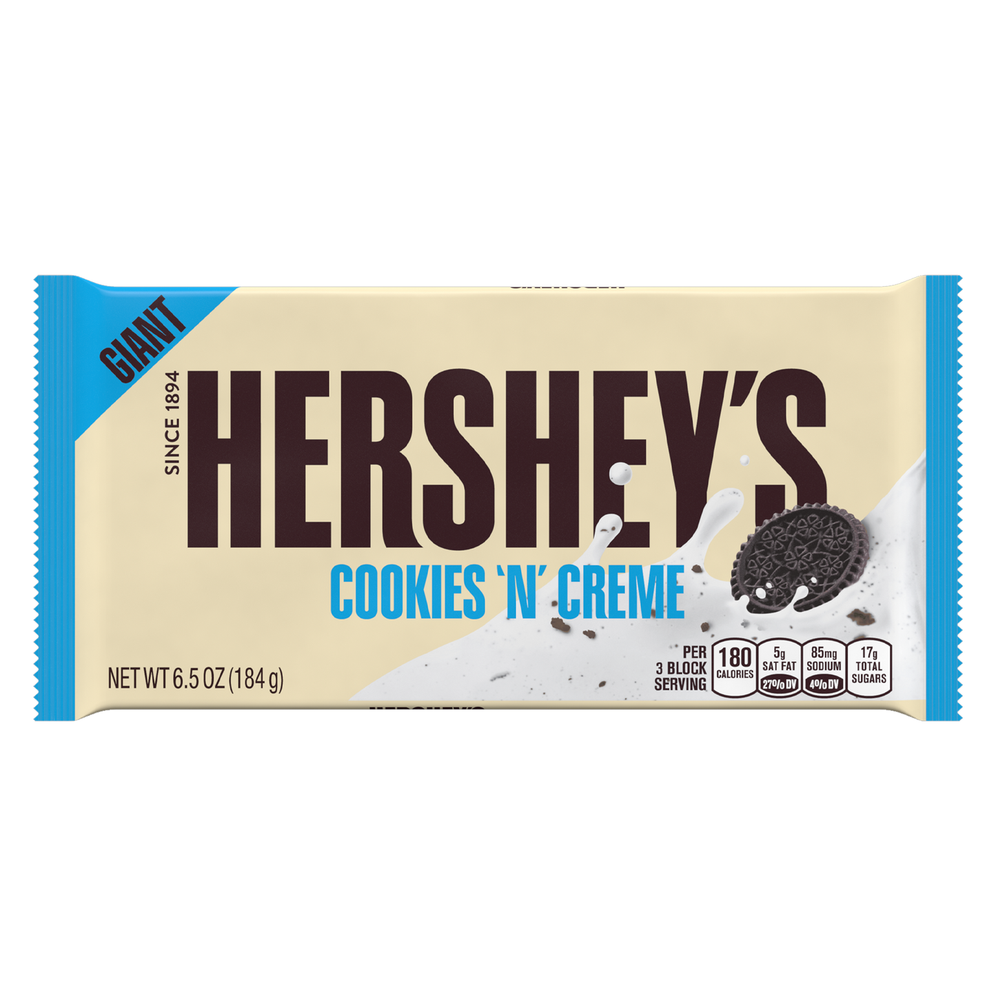 Hershey's Cookies n Creme Giant Bar 208g (Best Before 04/2025)