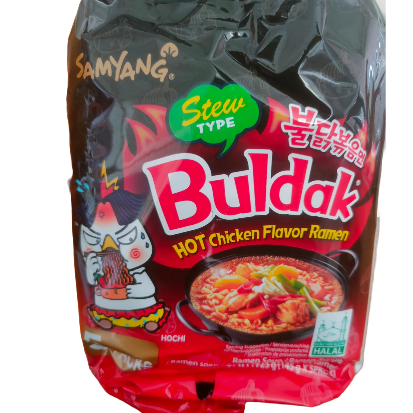 Samyang Stew Type Buldak Hot Chicken Flavor Ramen( 5 pack) (BBD : 18 June 2025)