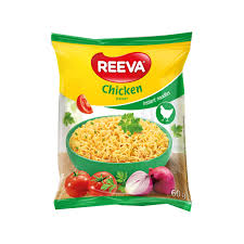 Reeva Chicken Flavour Instant Noodles 60g (Pack of 4)