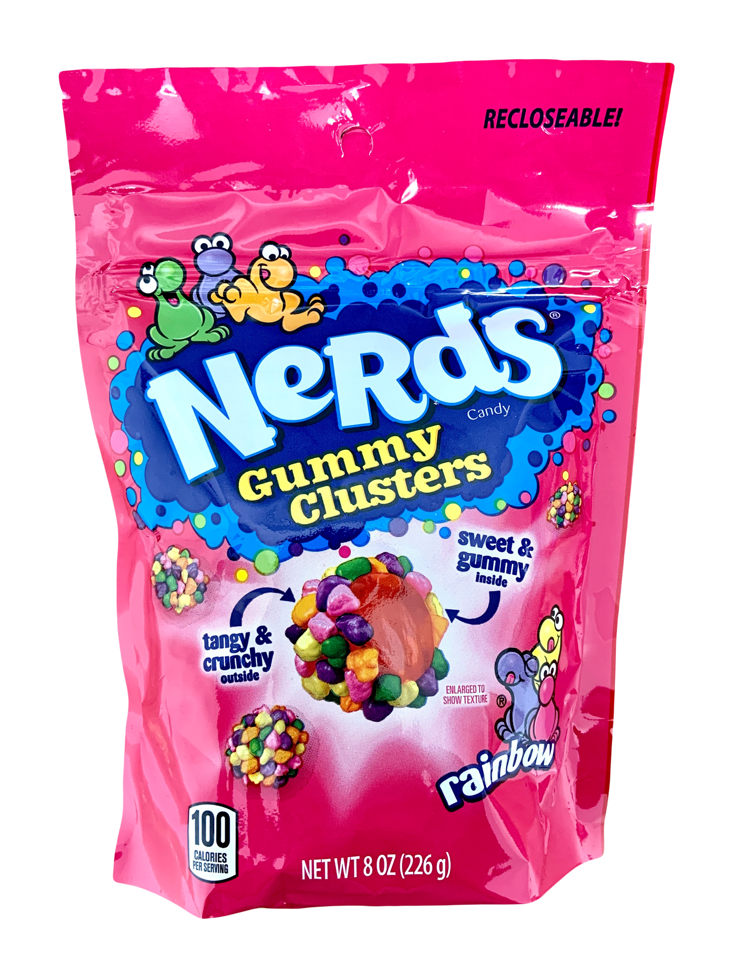 Nerds Rainbow Gummy Clusters 226g PACK OF 2(Best Before Date 06/2025)