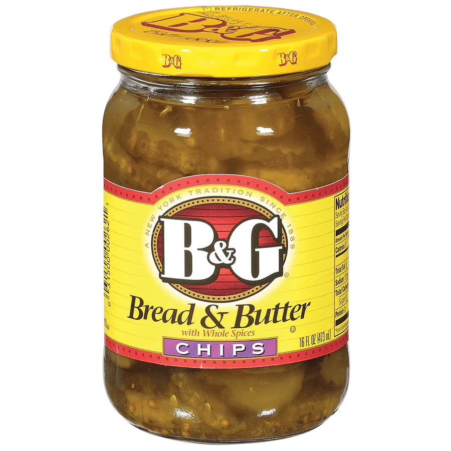 B&G Bread & Butter Chips 454g (Best Before : 21 Aug 2025)