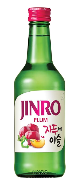 Jinro Plum Soju ABV 16.5% 350 ml