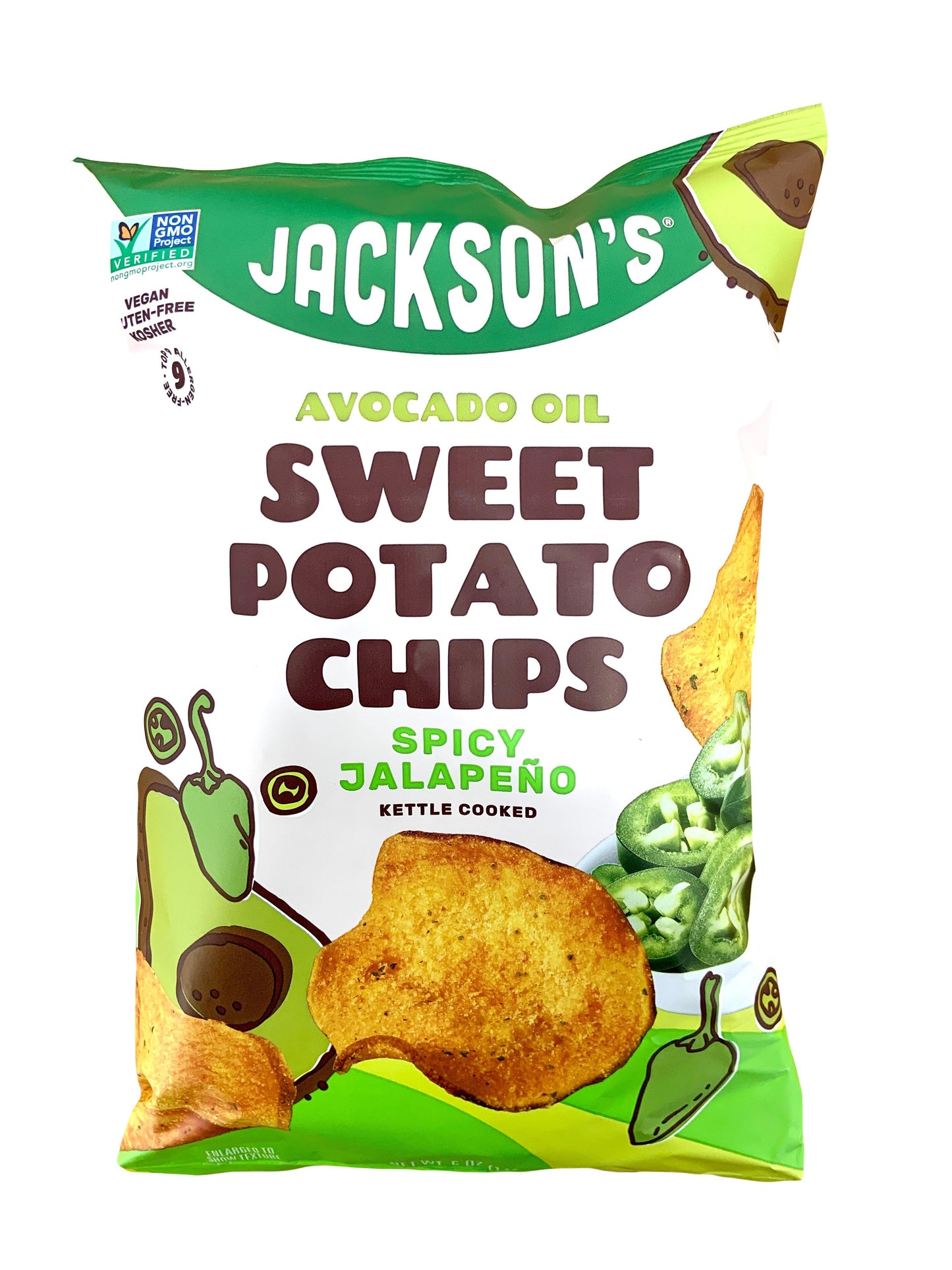 Jackson's Avocado Oil Spicy Jalapeno Sweet Potato Chips 142g
