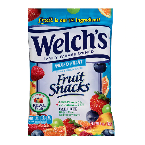 Welch's Fruit Snacks Mixed Fruit 142g