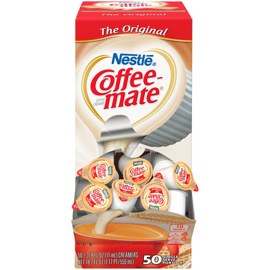 Nestle Coffee Mate Liquid Original Coffee Creamer 50ct