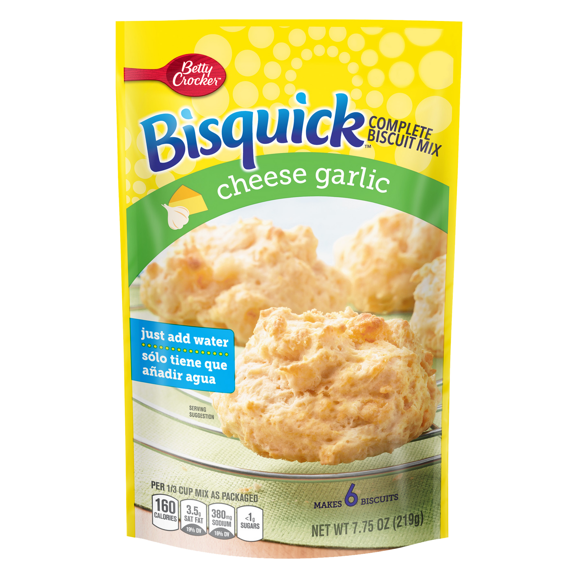 Betty Crocker Bisquick Cheese Garlic Complete Biscuit Mix 219g sold by American Grocer in the UK