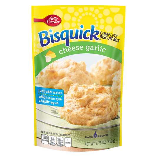 Betty Crocker Bisquick Cheese Garlic Complete Biscuit Mix 219g sold by American Grocer in the UK