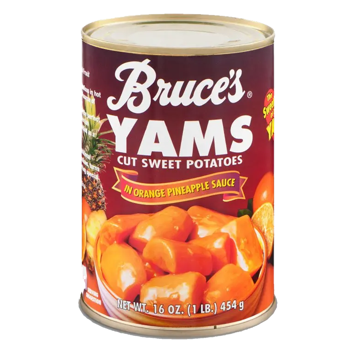 Bruce's Yams Cut Sweet Potatoes in Orange Pineapple Sauce 454g sold by American Grocer in the UK