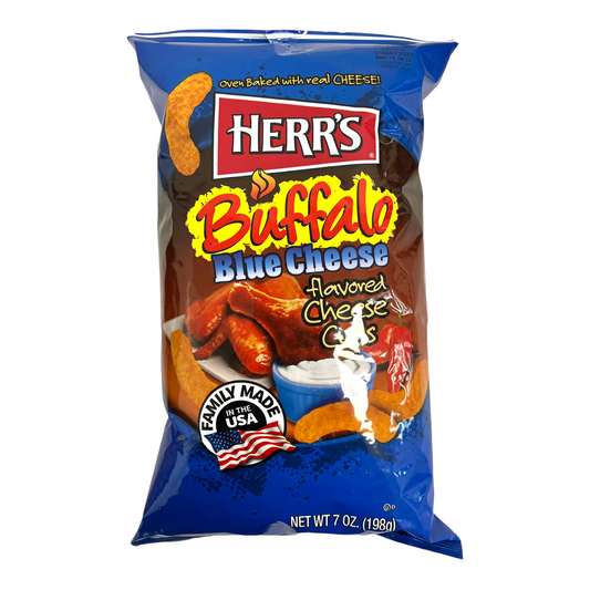 Herr's Buffalo Blue Flavoured Cheese Curls 198g