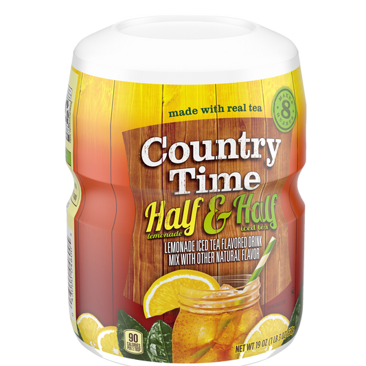 Country Time Half & Half  Lemonade Ice Tea Flavoured Drink 538g sold by American grocer Uk