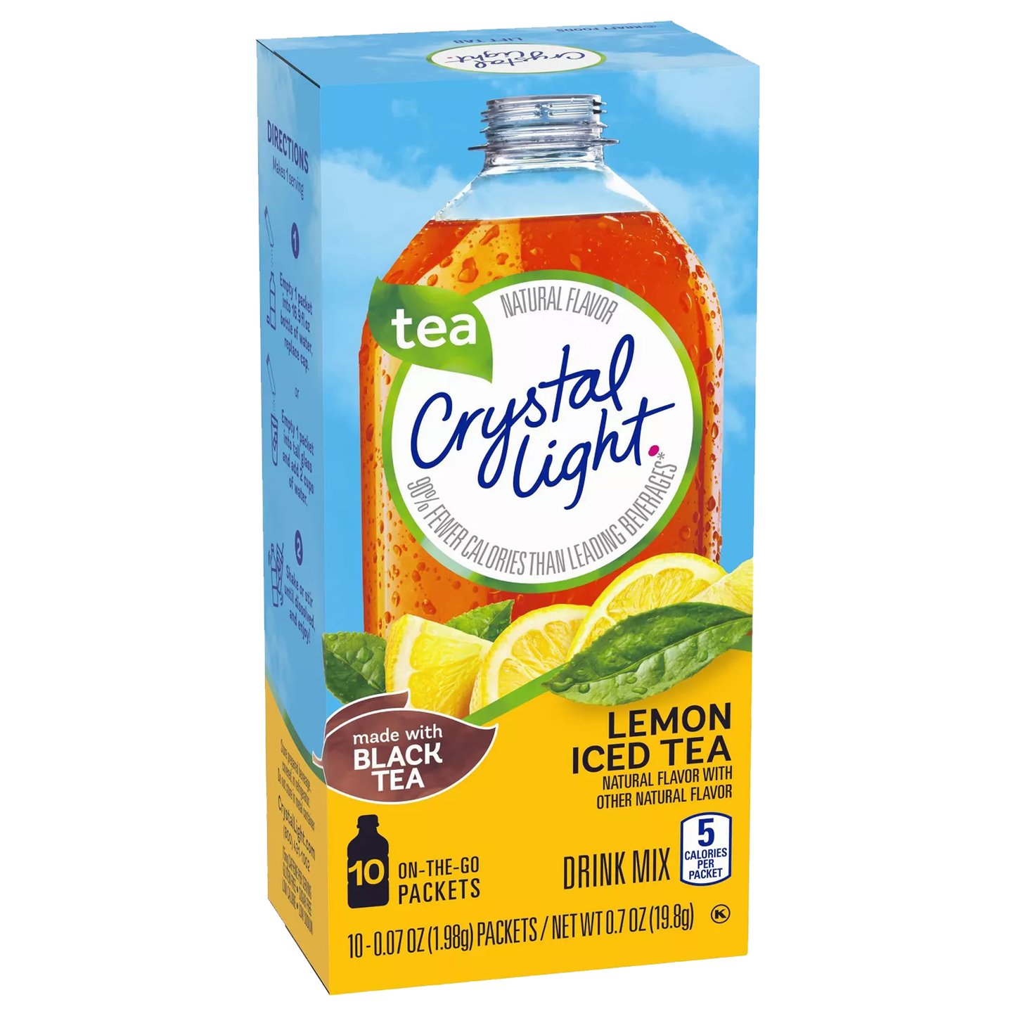 Crystal Light On The Go Lemon Iced Tea Drink Mix 19.8g sold by American grocer Uk