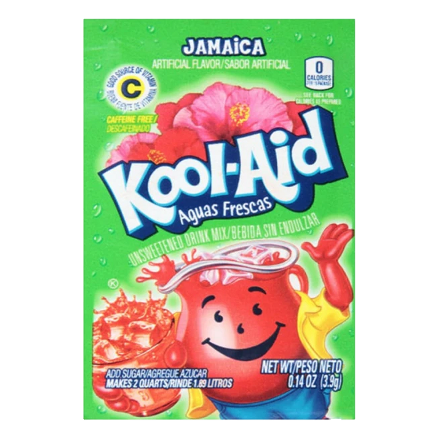 Kool-Aid Aguas Frescas Jamaica Unsweetened Drink Mix 3.9g(Best Before Date :- 16/OCT/2024)
