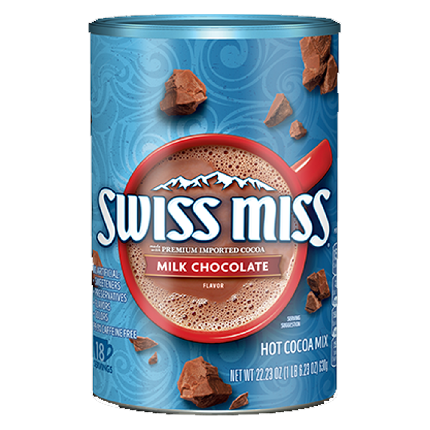 Swiss Miss Milk Chocolate Hot Cocoa Mix Canister 630g