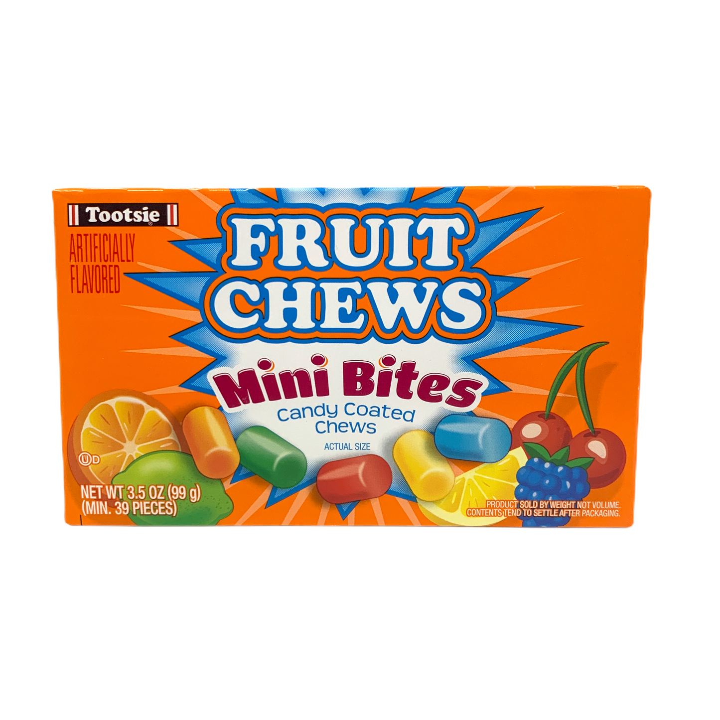 Tootsie Fruit Chews Mini Bites Candy Coated Chews 99g