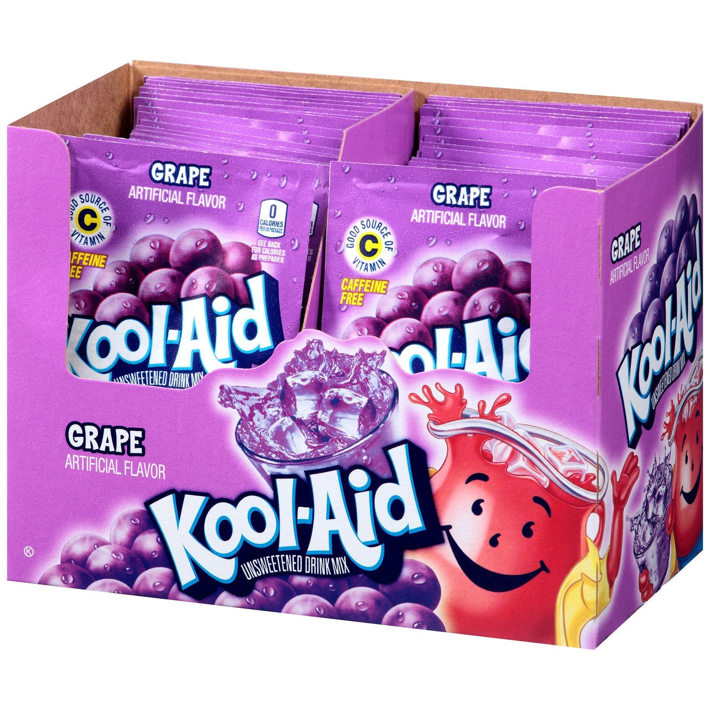 Kool-Aid Grape Unsweetened Drink Mix 3.9g(Best Before Date :- 01/SEP/2024)