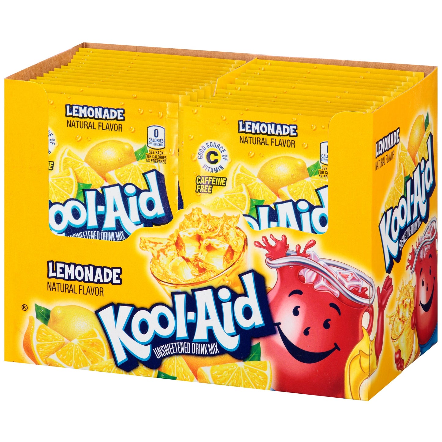 Kool-Aid Lemonade Unsweetened Drink Mix 6.5g (Pack of 6)