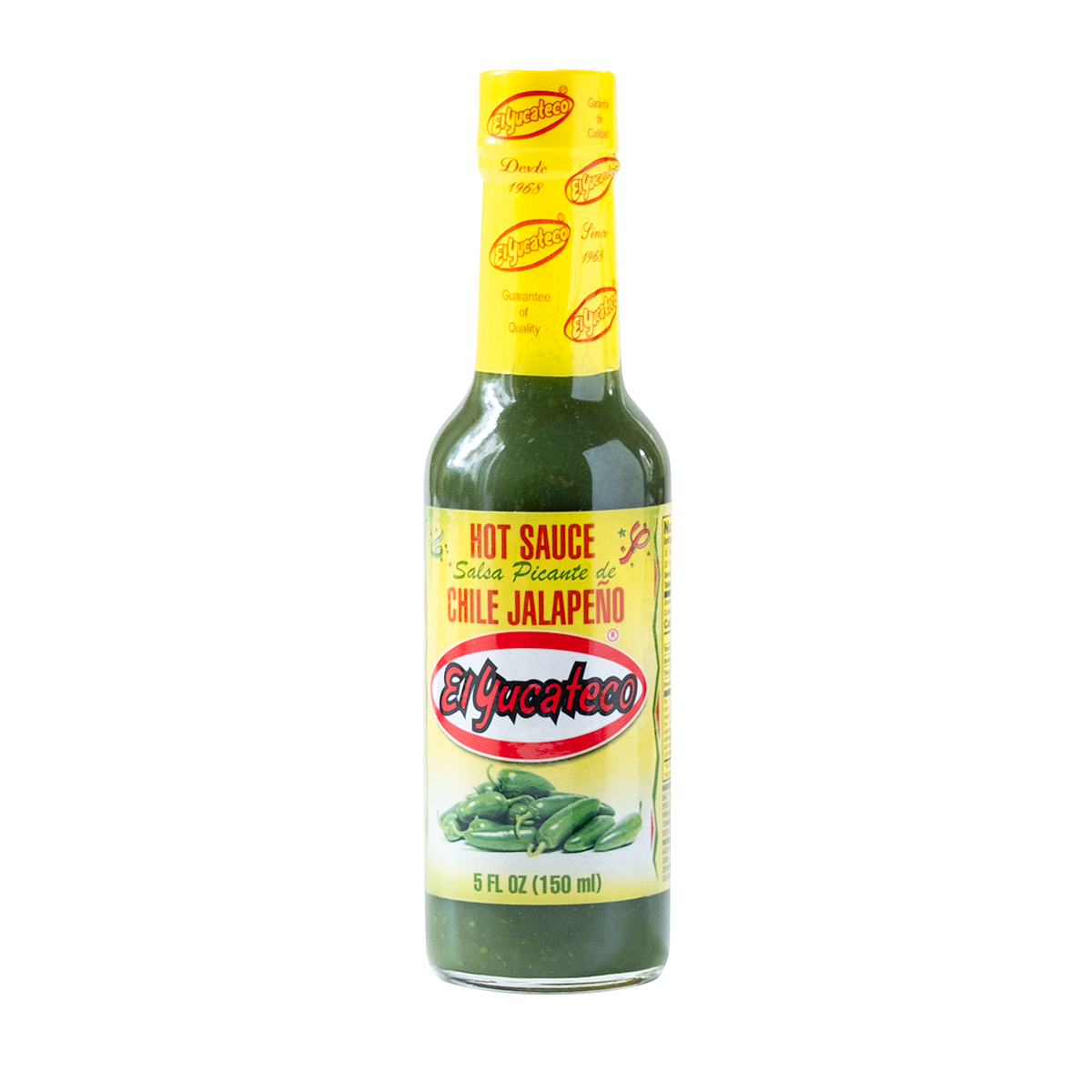 El Yucateco Salsa Picante de Chile Jalapeno Hot Sauce 150ml