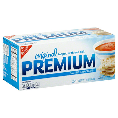 Nabisco Premium Original Saltine Crackers 453g(Best Before Date:-10/2025)