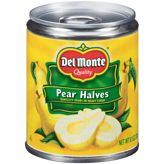 Del Monte Pear Halves in Heavy Syrup 241g (Best Before Sep 2025) (Dented Tin)