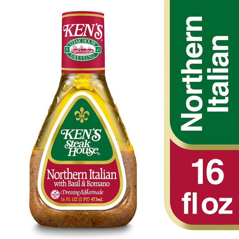 Ken's Steak House Northern Italian with Basil & Romano Dressing 473ml