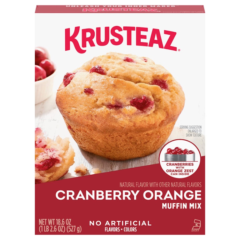 Krusteaz Cranberry Orange Muffin Mix 527g