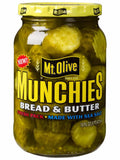 Mt. Olive Munchies Bread & Butter Made with Sea Salt 473ml