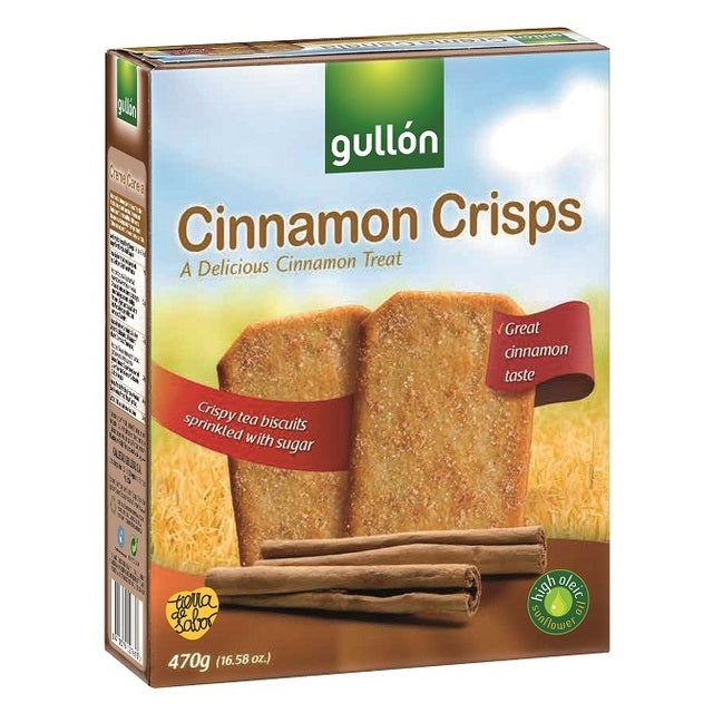 Gullon Cinnamon Crisps Biscuit 470g