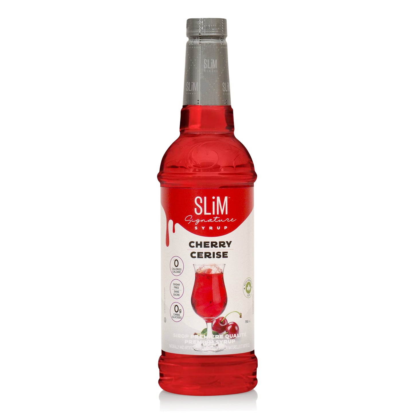 Slim Signature | 0 Calorie | 0 Carb | 0 Sugar | Cherry Syrup 750ml