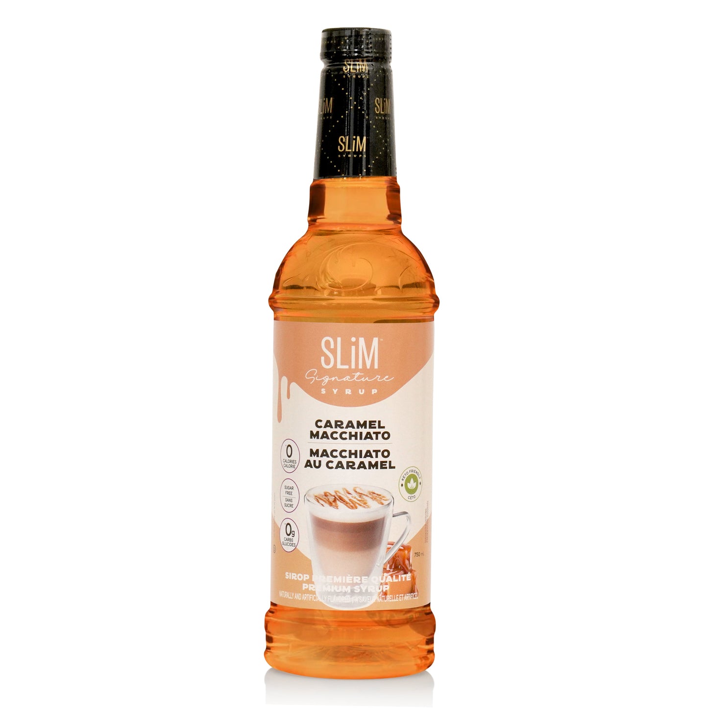 Slim Signature | 0 Calorie | 0 Carb | 0 Sugar | Caramel Macchiato Syrup 750ml
