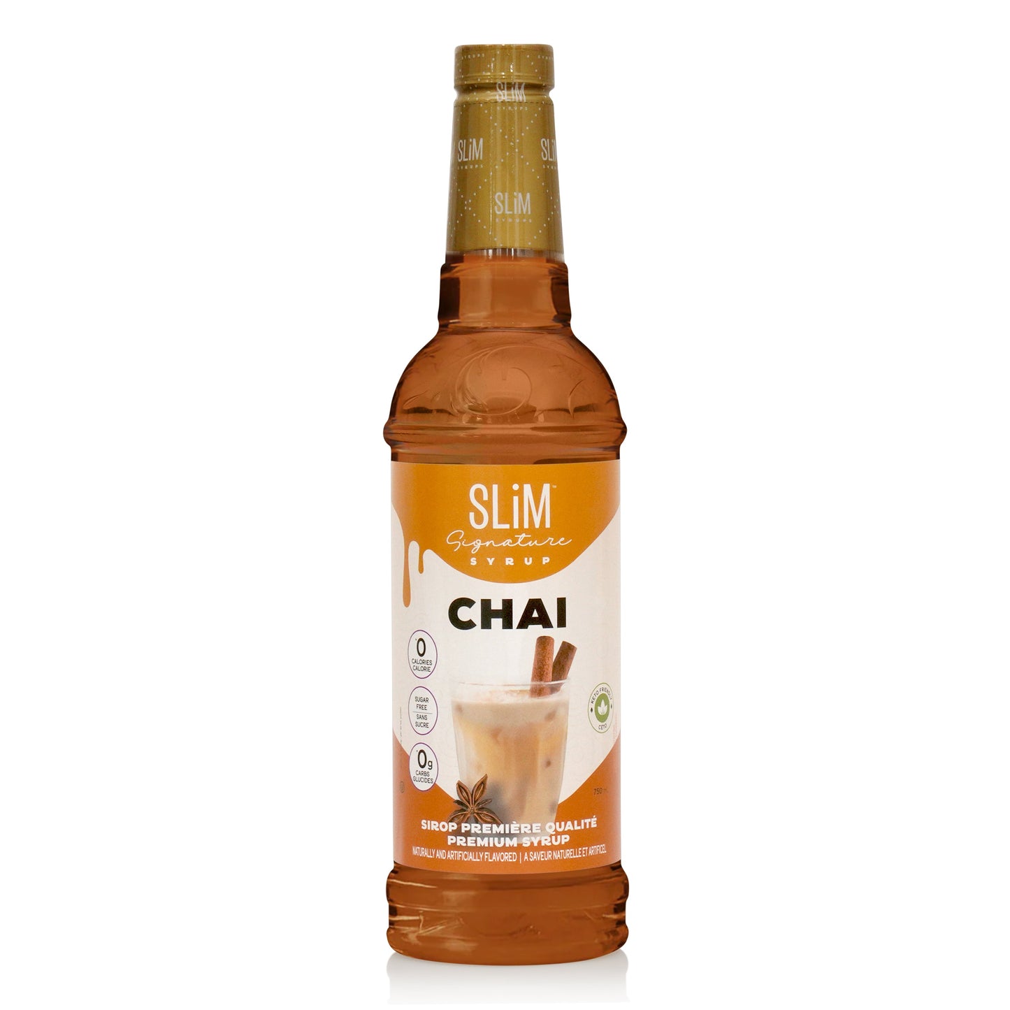 Slim Signature | 0 Calorie | 0 Carb | 0 Sugar | Chai Syrup 750ml