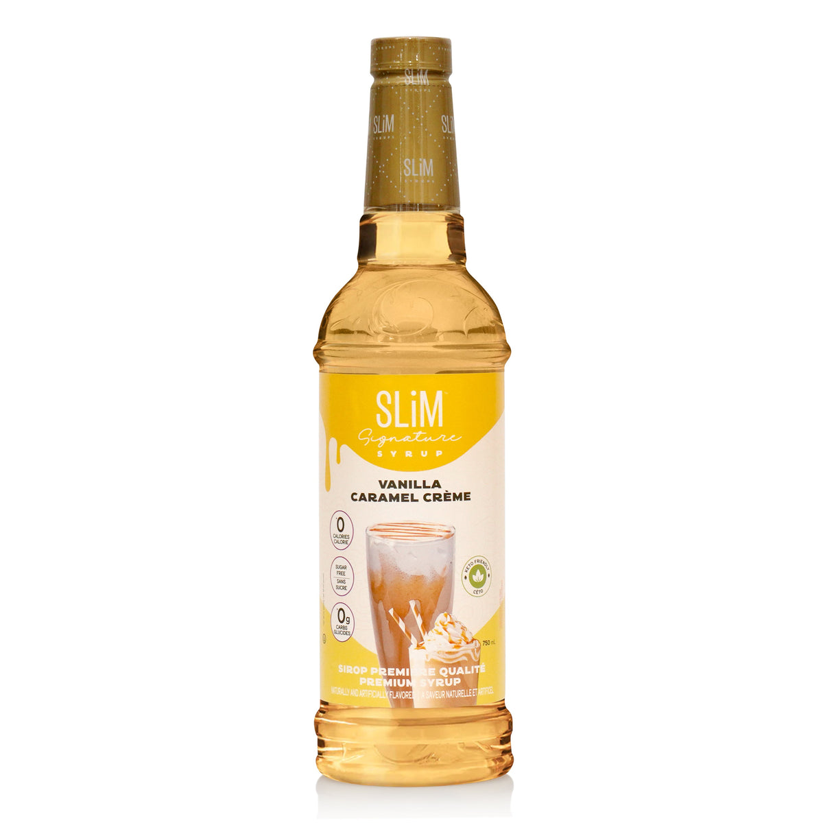 Slim Signature | 0 Calorie | 0 Carb | 0 Sugar | Vanilla Caramel Creme Syrup 750ml