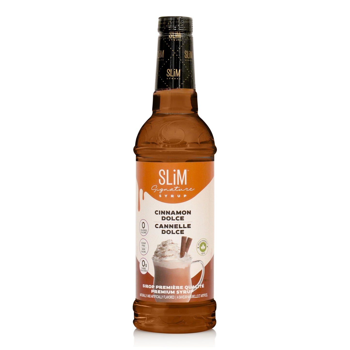 Slim Signature | 0 Calorie | 0 Carb | 0 Sugar | Cinnamon Dolce Syrup 750ml