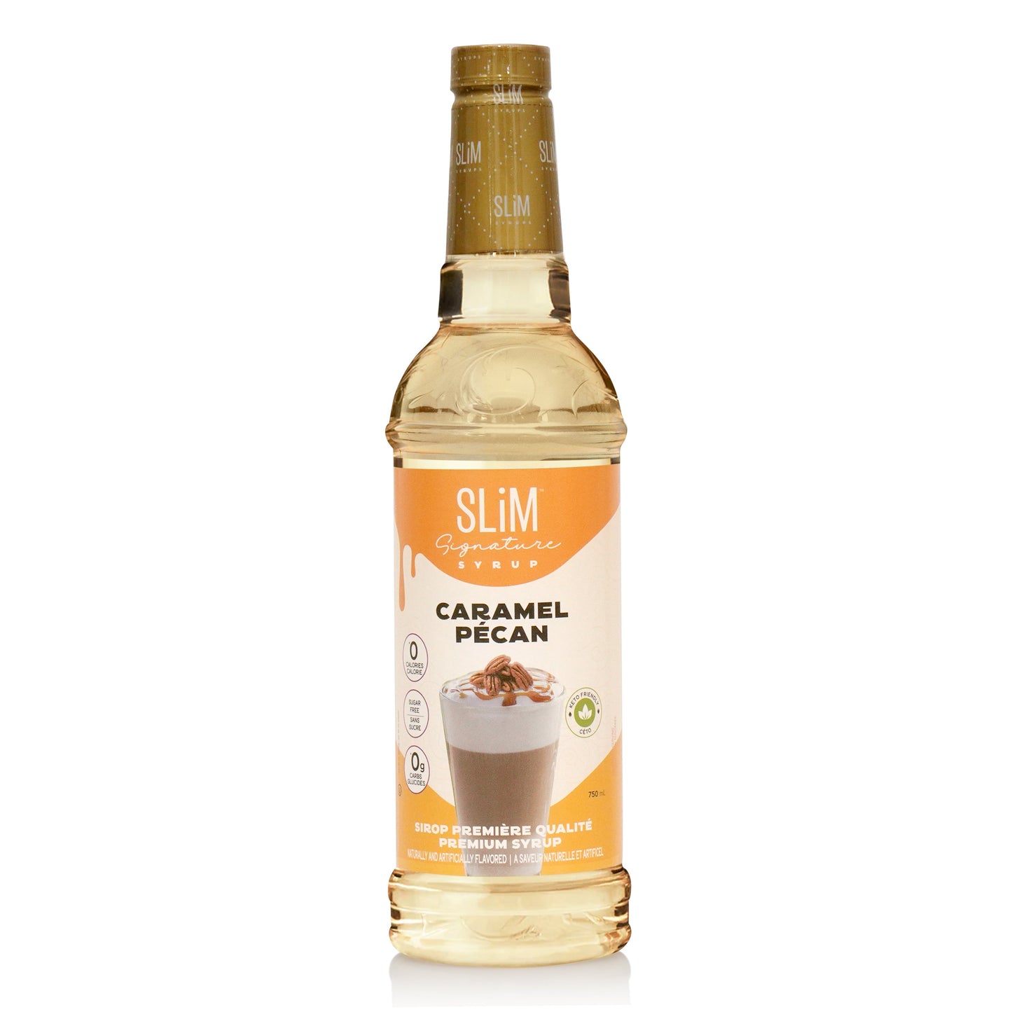 Slim Signature | 0 Calorie | 0 Carb | 0 Sugar | Caramel Pecan Syrup 750ml