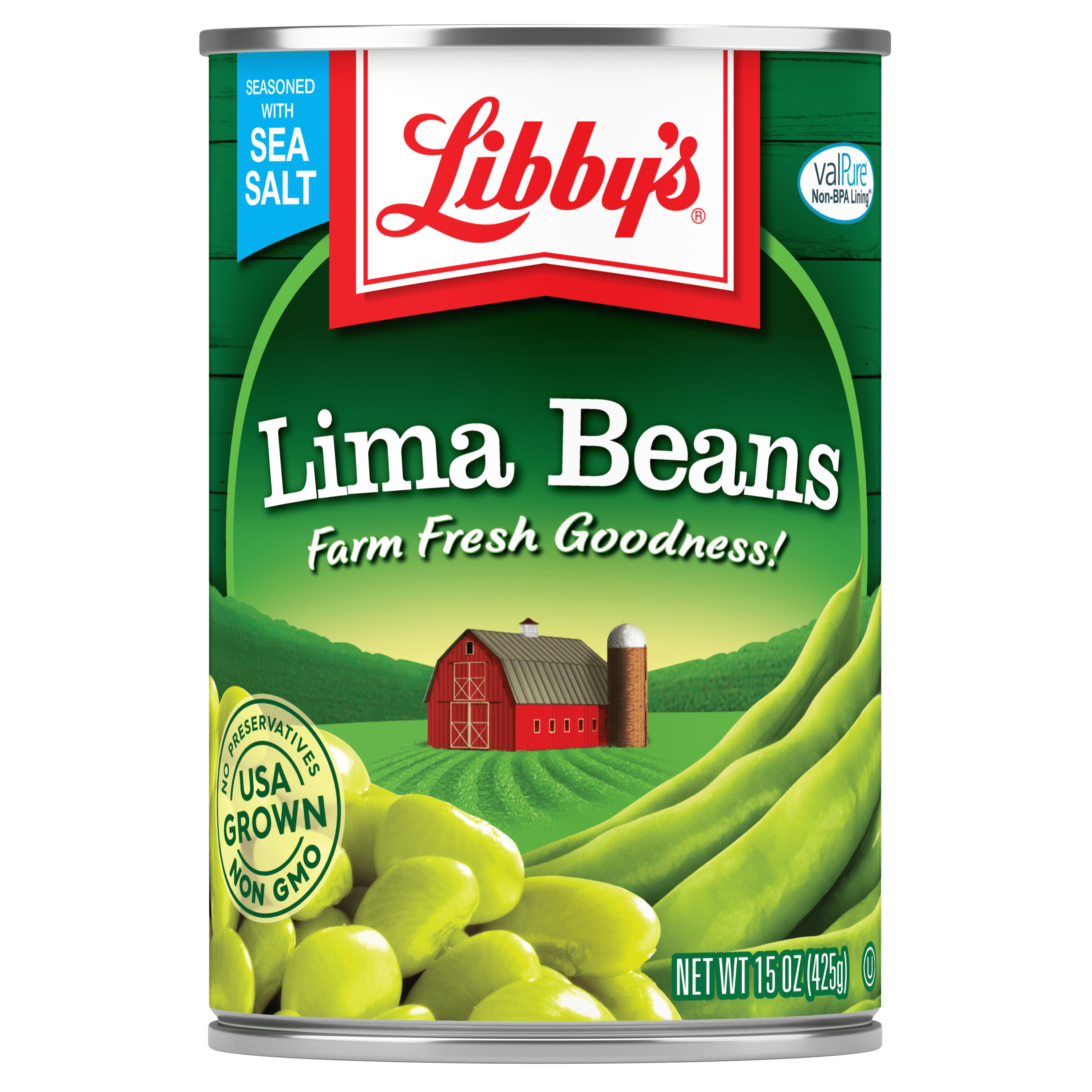 Libby's Lima Beans 425g (Dented Tin)