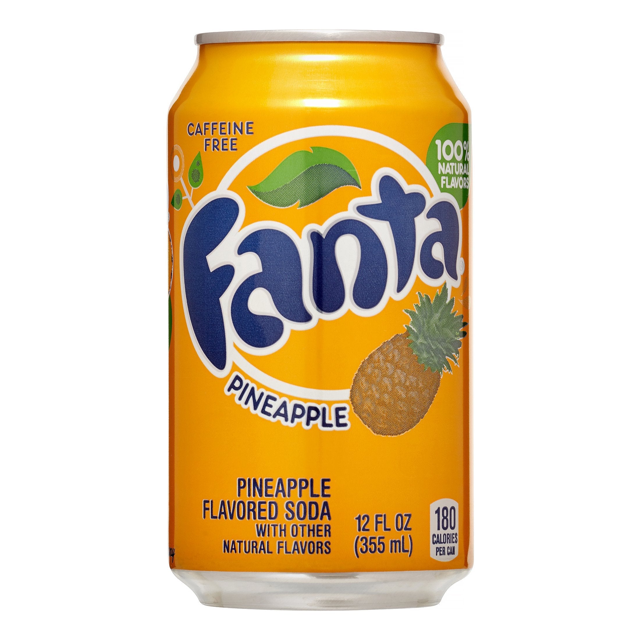 Fanta Pineapple Flavoured Soda 355ml I Pack of 24