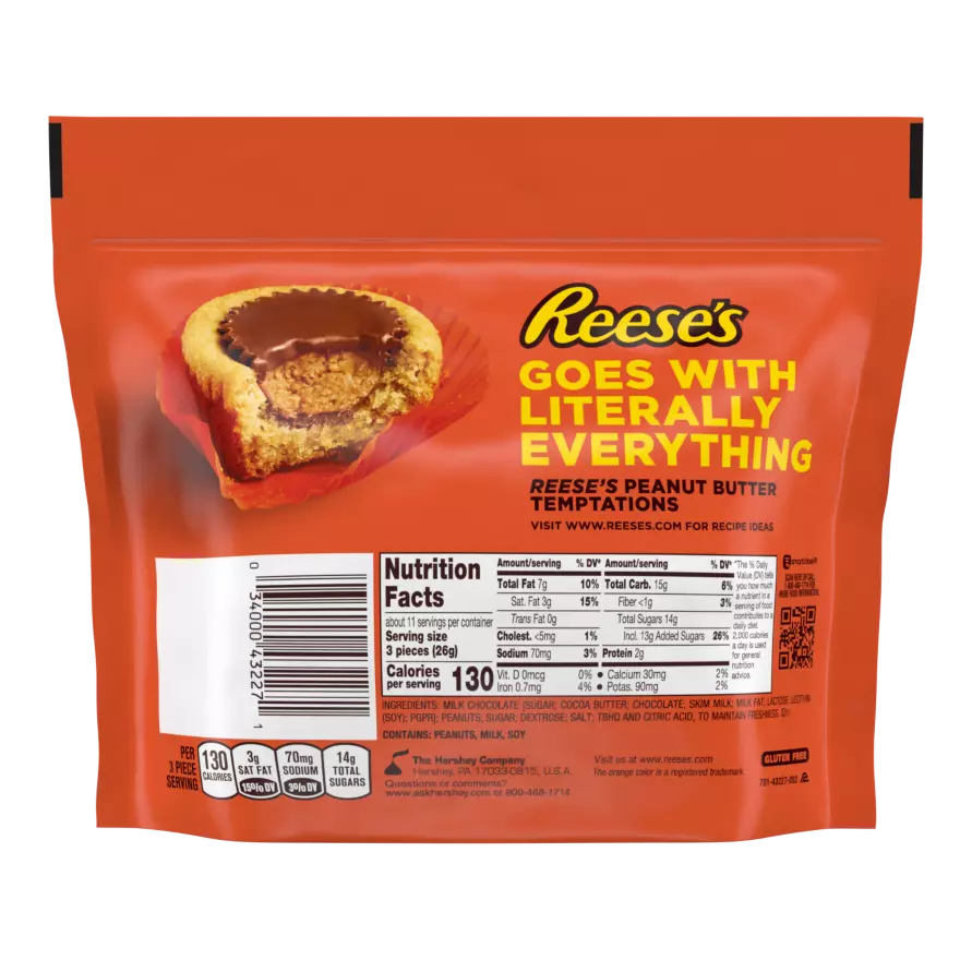 Reese's Miniatures Milk Chocolate Peanut Butter Cups 297g