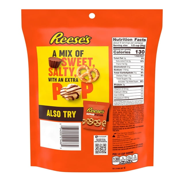Reese's Popped Snack Mix 226g(Best Before Date 04/2026)