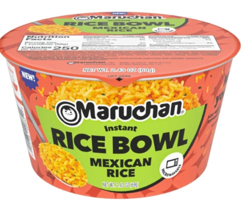 Maruchan Bowl Instant Rice Mexican 114g (Best Before : 29 Oct 2025)