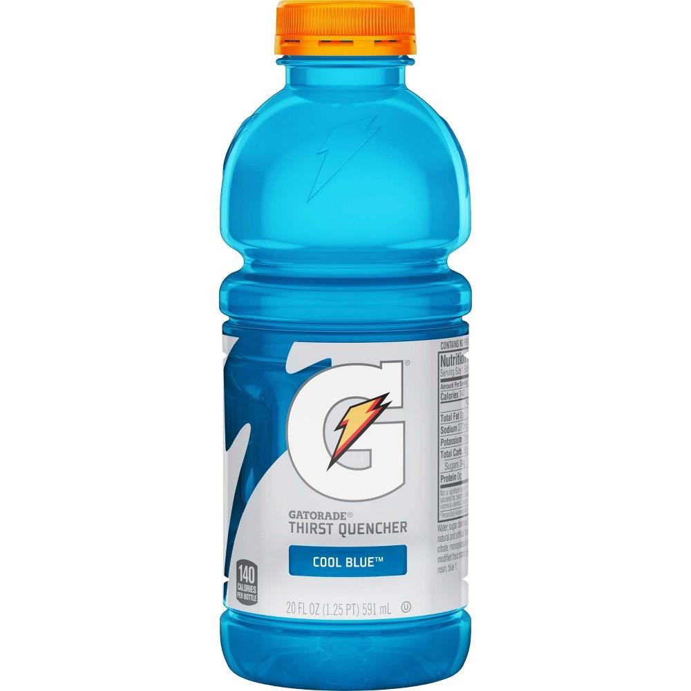 Gatorade Cool Blue Sports Drinks 591ml pack of 24 bottles