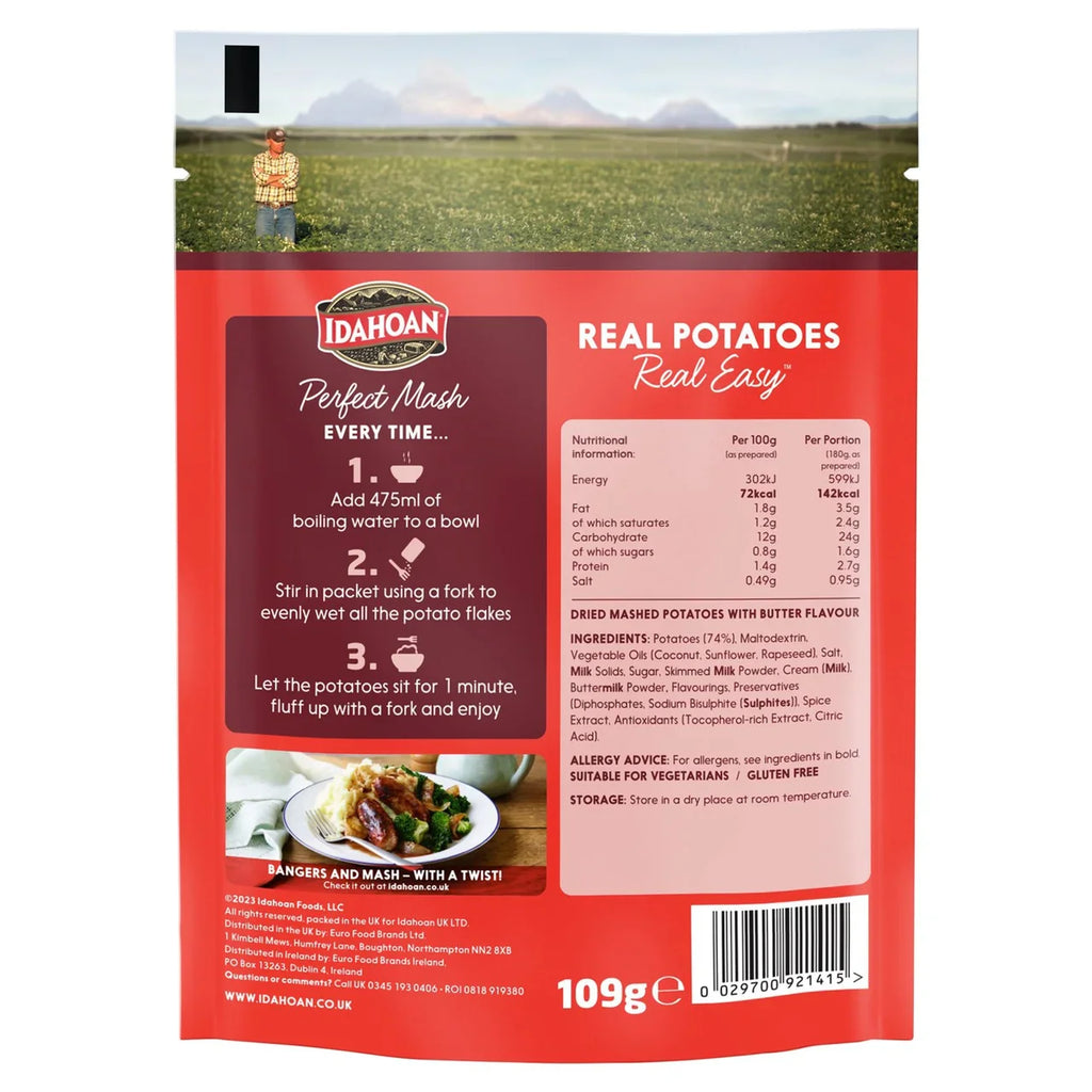 Idahoan Perfect Potato Mash Buttery 109g