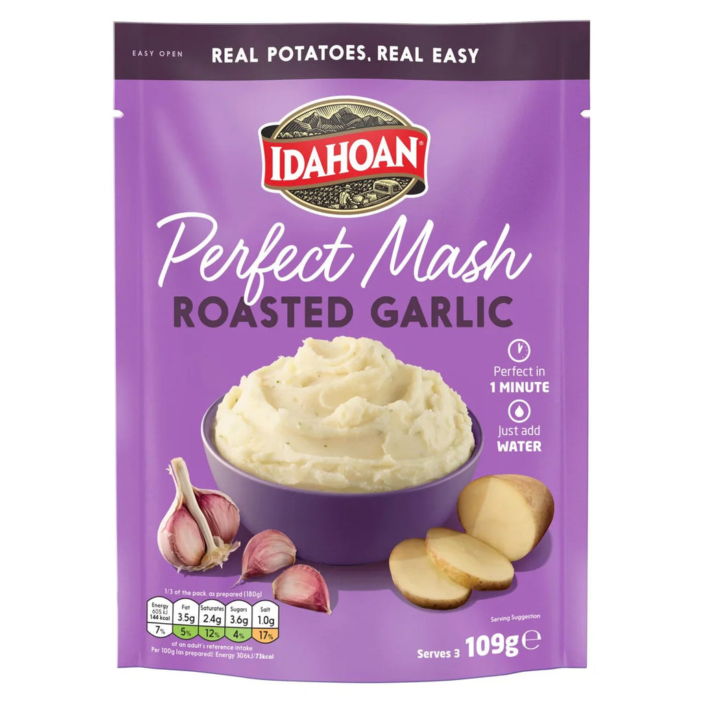 Idahoan Perfect Potato Mash Roasted Garlic 109g