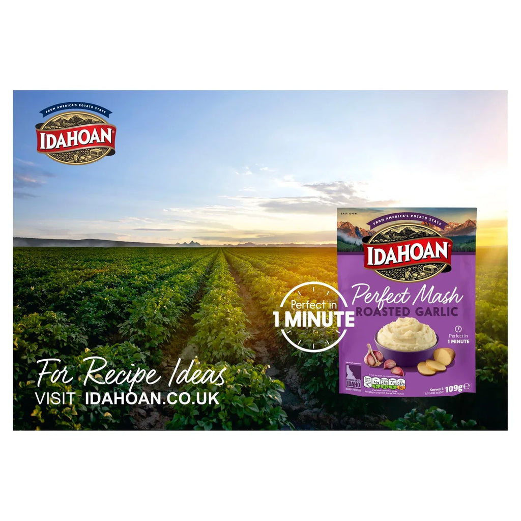 Idahoan Perfect Potato Mash Roasted Garlic 109g