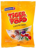 Colombina Tiger Pops Assorted Fruit Lollypops 170g PACK OF 2 (BBD 03/2025)