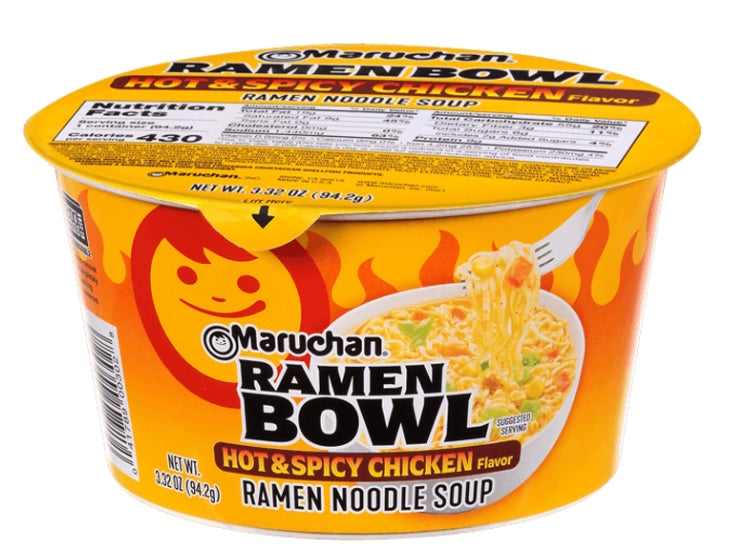 Maruchan Bowl Noodles - Spicy Chicken 94g