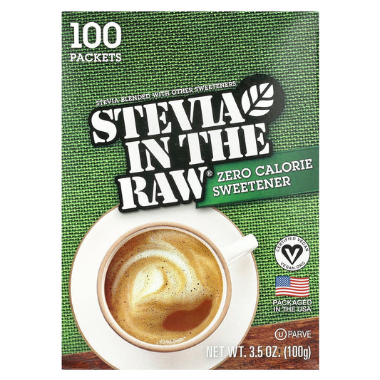 Stevia In The Raw Zero Calorie Sweetener Packets 100g (100 packets)