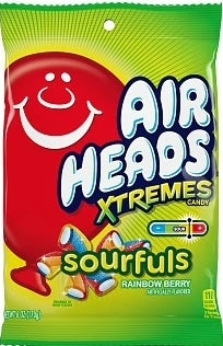 Airheads Xtremes Sourfuls Rainbow Berry Candy 170g