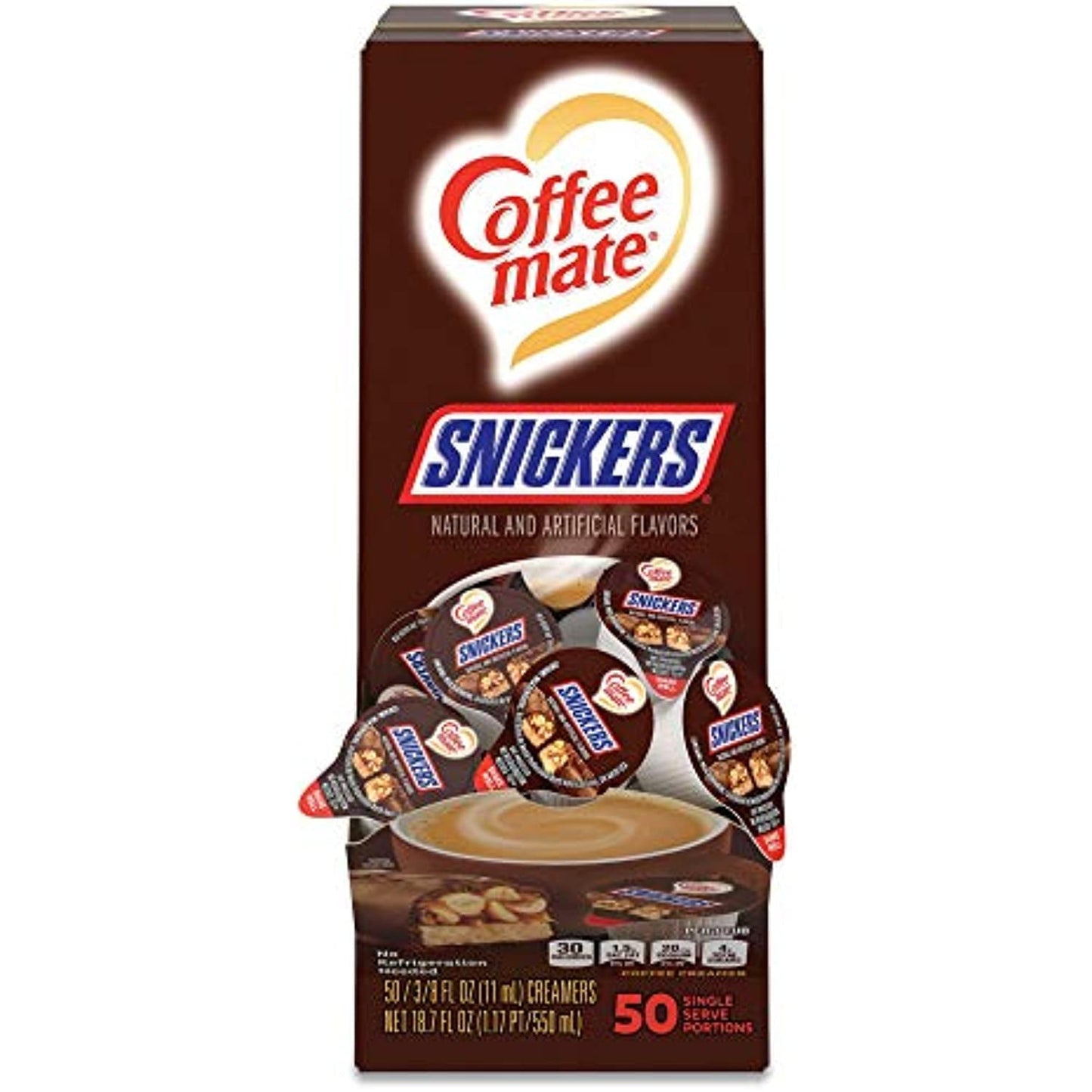 Coffee Mate Snickers Liquid Coffee Creamer 550ml (11 x 50ct)