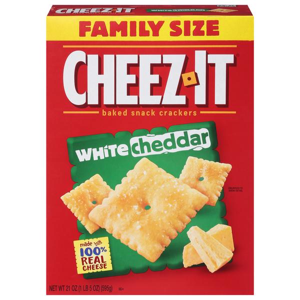 Cheez-It White Cheddar Family Size Cracker 595g (Best Before : 14 July 2026)